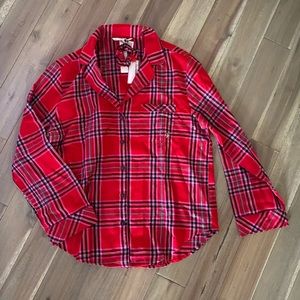 Victoria’s Secret pajama top with scrunchie